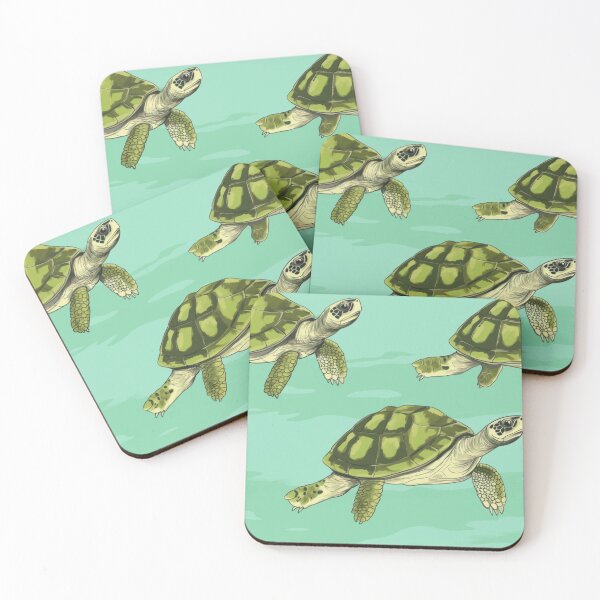 Item preview, Turtle in Green Background, Forest, Animal, Pet, Wildlife, Seamless,Pattern, Cute, Sealife, Sand designed and sold by puppynpaw.