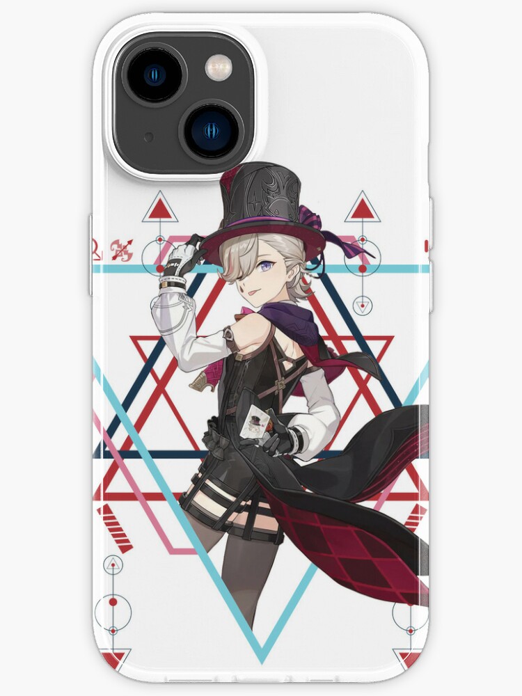 Lyney Cat Pattern - Genshin Impact iPhone Wallet for Sale by fantasylife