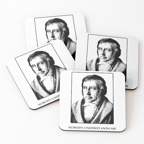 Item preview, Hegel - Nobody Understands Me - Funny Philosopher designed and sold by tarun-dane.