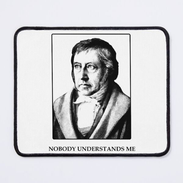 Item preview, Hegel - Nobody Understands Me - Funny Philosopher designed and sold by tarun-dane.
