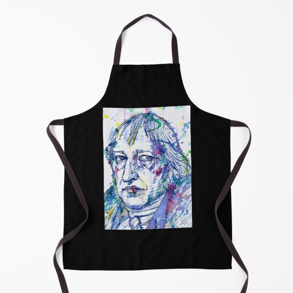 Item preview, HEGEL watercolor and ink portrait designed and sold by tarun-dane.