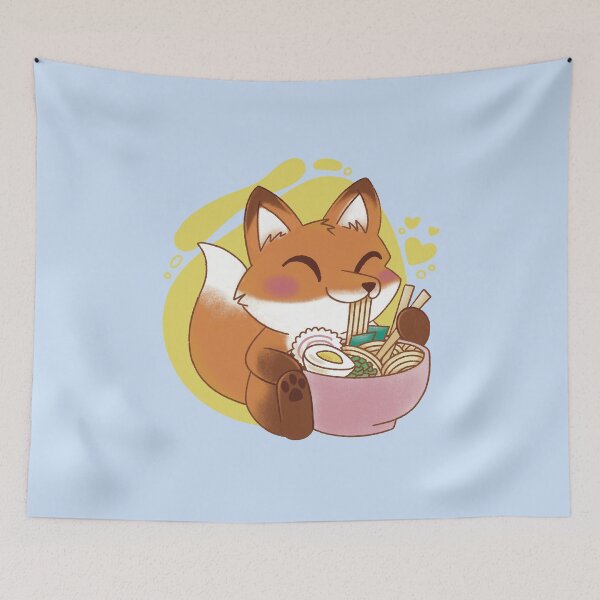 Item preview, ramen fox designed and sold by DerSenat.