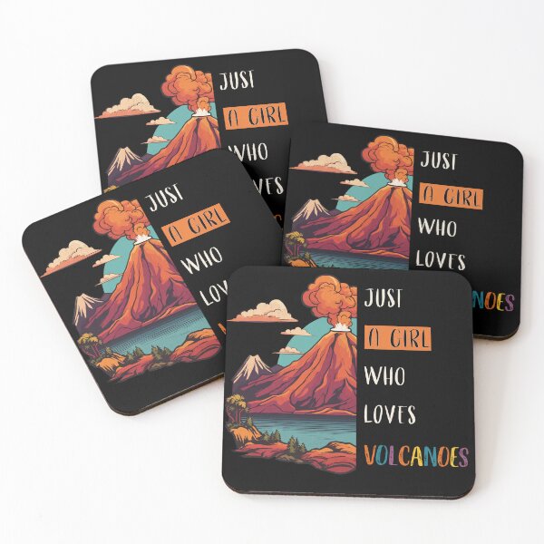 Item preview, Just A Girl Who Loves Volcanoes designed and sold by Hugo Bloke.