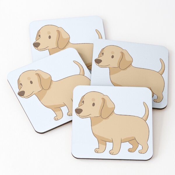 Item preview, Cute cream dachshund dog  designed and sold by Yaragold.