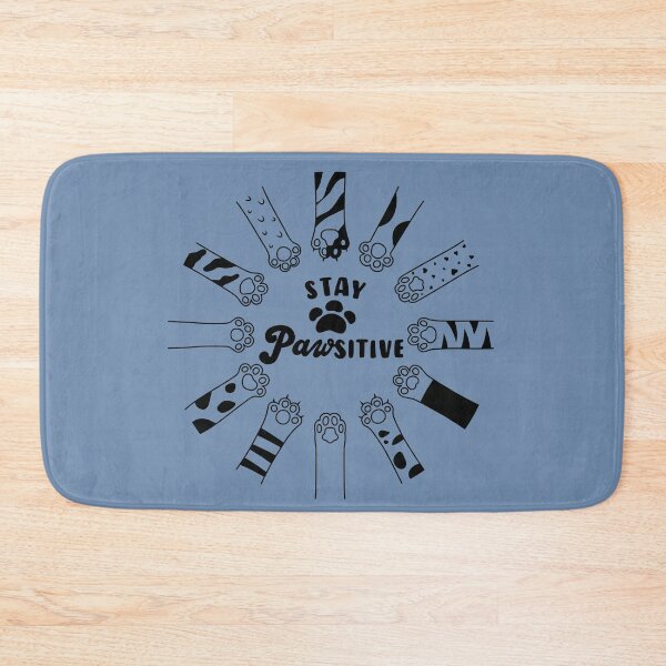 Item preview, Cat's paw stay pawsitive, the cat's meow shirt designed and sold by Teeandnat.