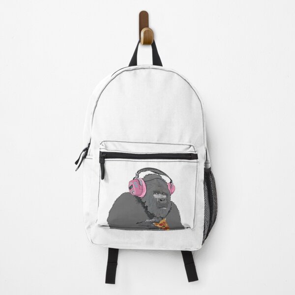 Item preview, Gorilla eating pizza designed and sold by m-yoga-store.