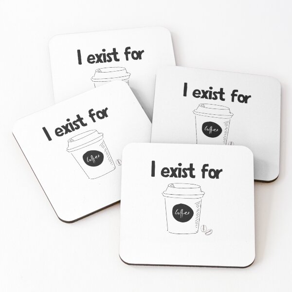 Item preview, J'existe pour le café designed and sold by Abbiltenwerth.