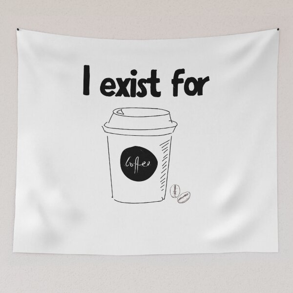 Item preview, J'existe pour le café designed and sold by Abbiltenwerth.