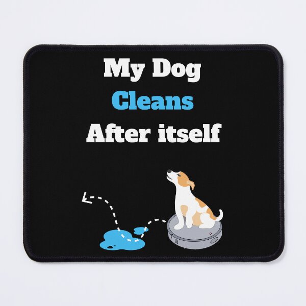 Item preview, Funny elegant dog riding on vacuum robot cleaner designed and sold by Artstastic.