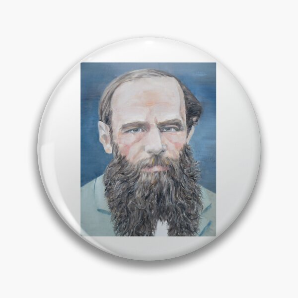 Item preview, FYODOR DOSTOEVSKY - oil portrait designed and sold by brookeh-aynes.