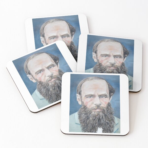 Item preview, FYODOR DOSTOEVSKY - oil portrait designed and sold by brookeh-aynes.
