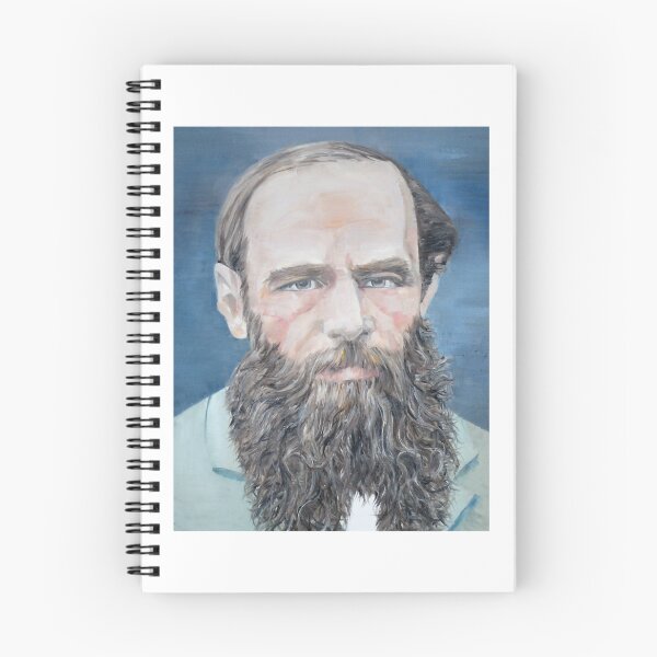 Item preview, FYODOR DOSTOEVSKY - oil portrait designed and sold by brookeh-aynes.