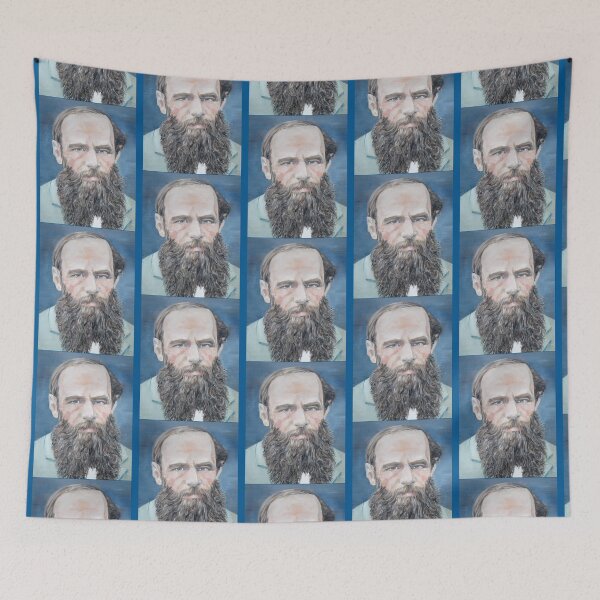 Item preview, FYODOR DOSTOEVSKY - oil portrait designed and sold by brookeh-aynes.