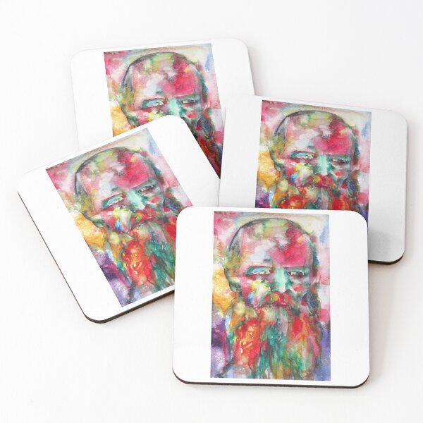 Item preview, FYODOR DOSTOEVSKY - watercolor portrait.8 designed and sold by brookeh-aynes.