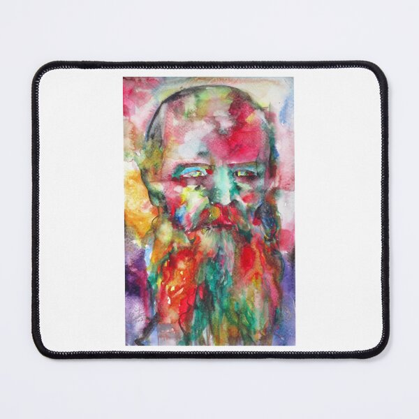 Item preview, FYODOR DOSTOEVSKY - watercolor portrait.8 designed and sold by brookeh-aynes.