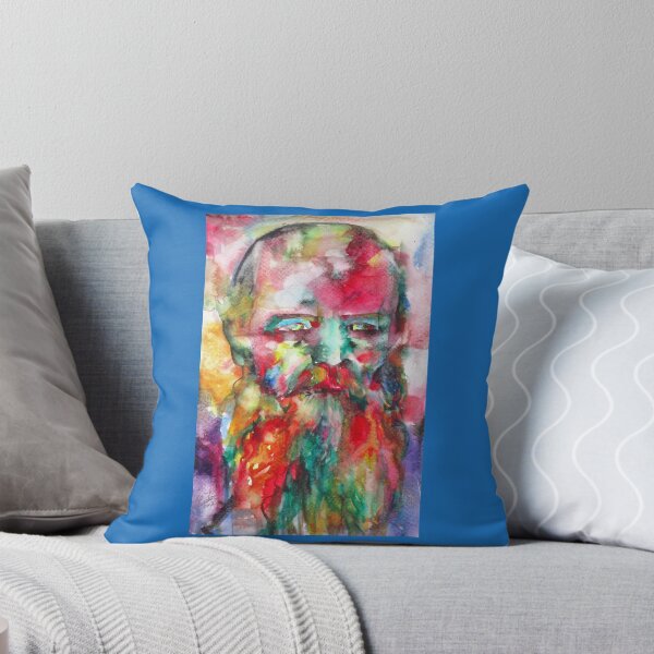 Item preview, FYODOR DOSTOEVSKY - watercolor portrait.8 designed and sold by brookeh-aynes.
