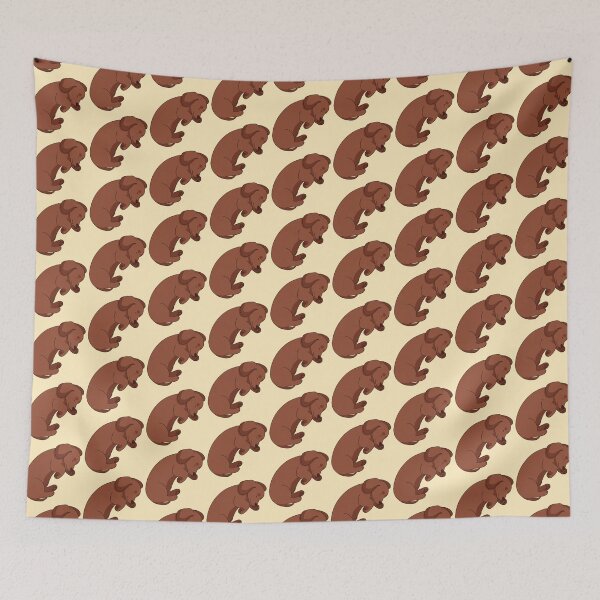 Item preview, Cute sleeping red dachshund dog  designed and sold by Yaragold.