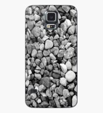 Custom iPhone or Samsung Galaxy Cell Phone Cases and Skins with Black and White Grayscale Gravel Texture Design Case/Skin for Samsung Galaxy