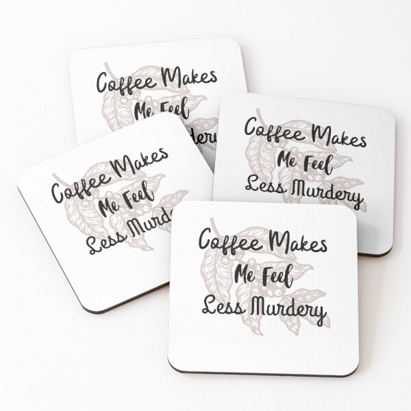 Item preview, Le café me fait me sentir moins meurtrier  designed and sold by Nyahtreich.