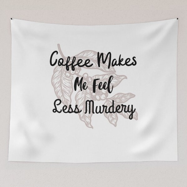 Item preview, Le café me fait me sentir moins meurtrier  designed and sold by Nyahtreich.