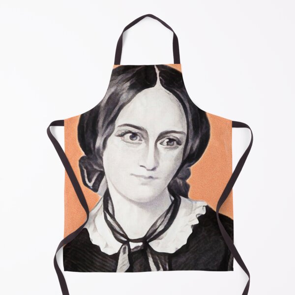 Item preview, English Novelist Emily Brontë - orange - illustration designed and sold by Litstoy.
