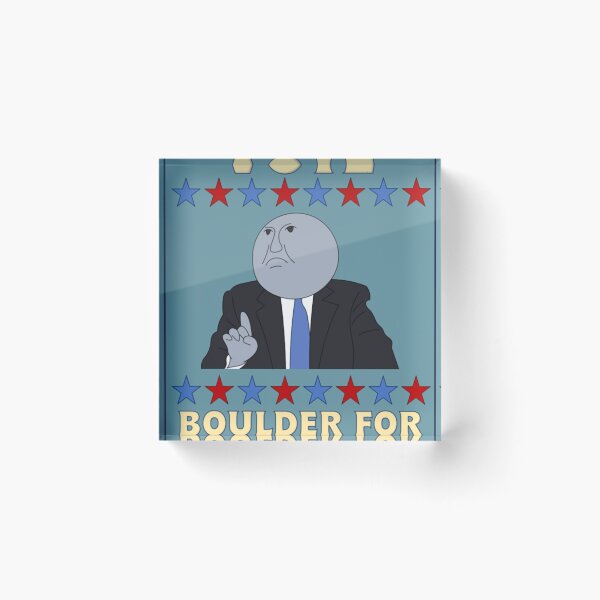 Item preview, Boulder for President  designed and sold by Tankengines.
