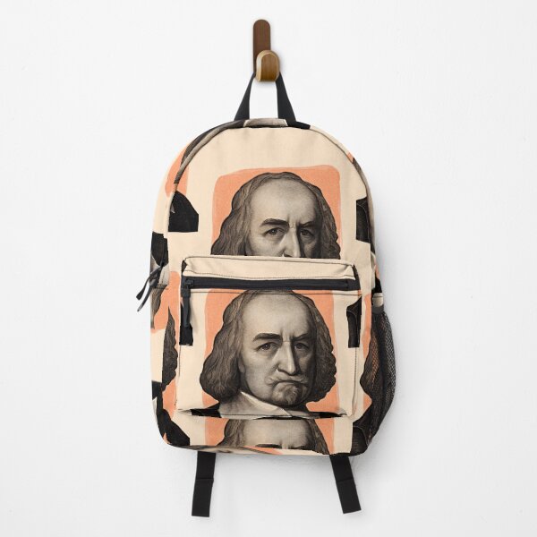 Item preview, English Philosopher Thomas Hobbes - orange - illustration designed and sold by Litstoy.