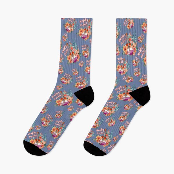 Item preview, LGBTQ Happy Pride, Retro Guitar & Flowers, Lesbian Flag designed and sold by Savchuk-Vova.