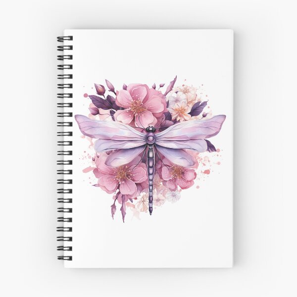 Item preview, Magical Mystical Colorful Watercolor Floral Boho Dragonfly designed and sold by artfulbitsbyk.