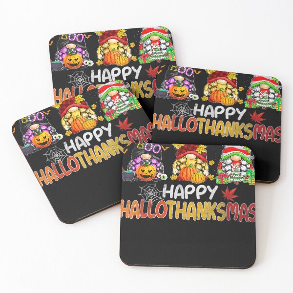 Item preview, Happy hallothanksmas Halloween Thanksgiving Christmas Gifts designed and sold by StevenMauldin.