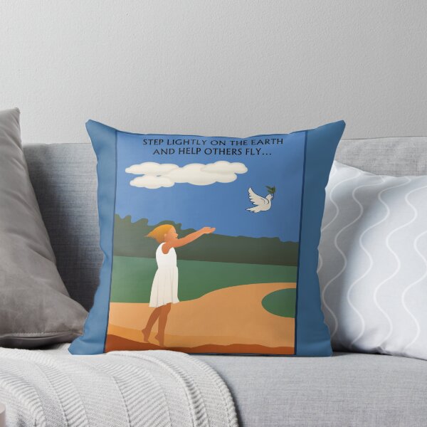 Item preview, Step lightly on the earth... and help others fly designed and sold by FunkilyMade.