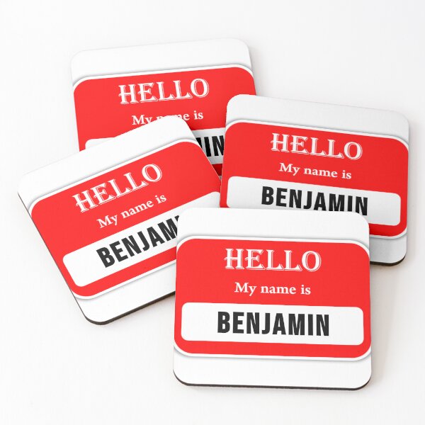 Item preview,  POD name tag Benjamin designed and sold by JonathanP514.