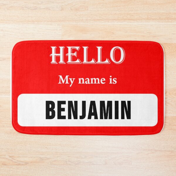 Item preview,  POD name tag Benjamin designed and sold by JonathanP514.