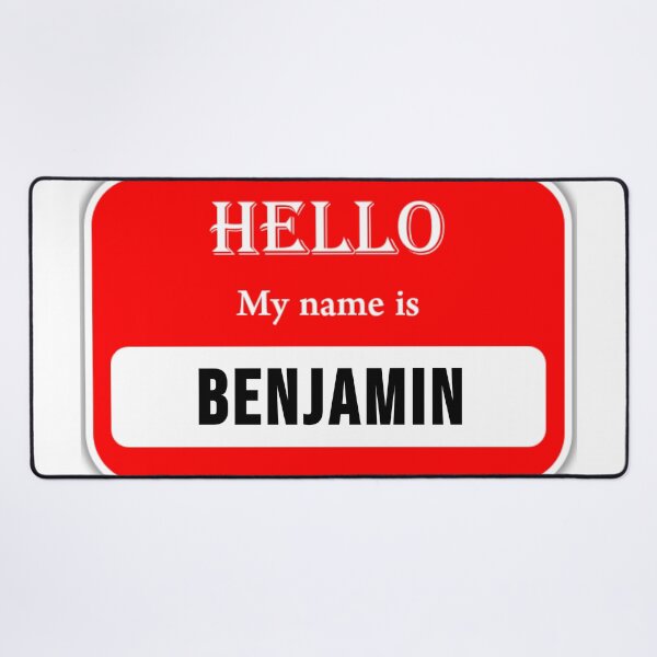 Item preview, POD name tag Benjamin designed and sold by JonathanP514.