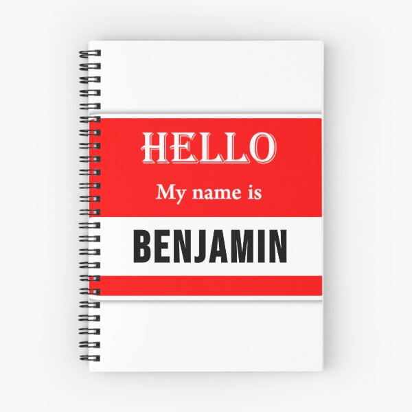 Item preview,  POD name tag Benjamin designed and sold by JonathanP514.