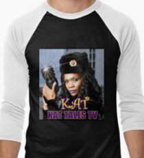 KAT KAT TALES TV Kamera Baseball ¾ Sleeve T-Shirt