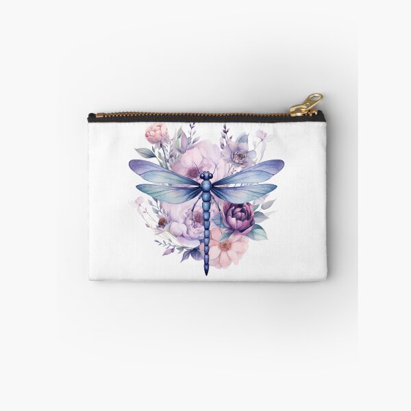 Item preview, Magical Mystical Colorful Watercolor Floral Boho Dragonfly designed and sold by artfulbitsbyk.