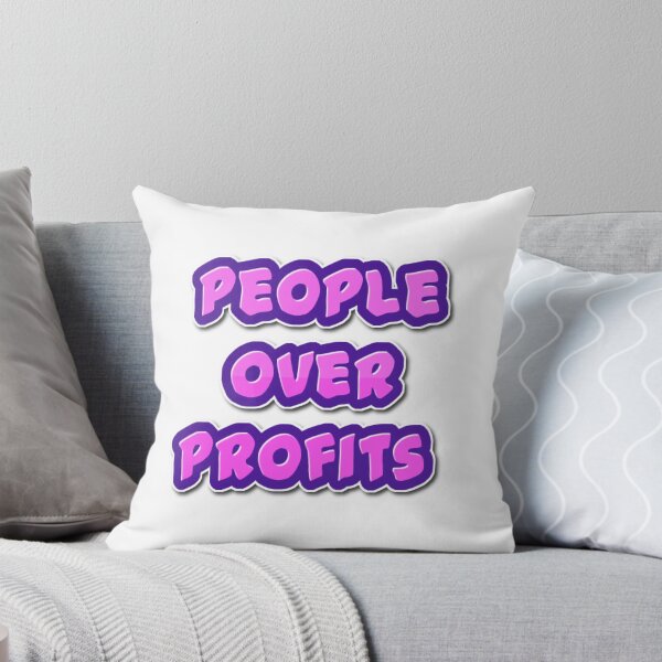 Item preview, People Over Profits  designed and sold by The Happiness Market .