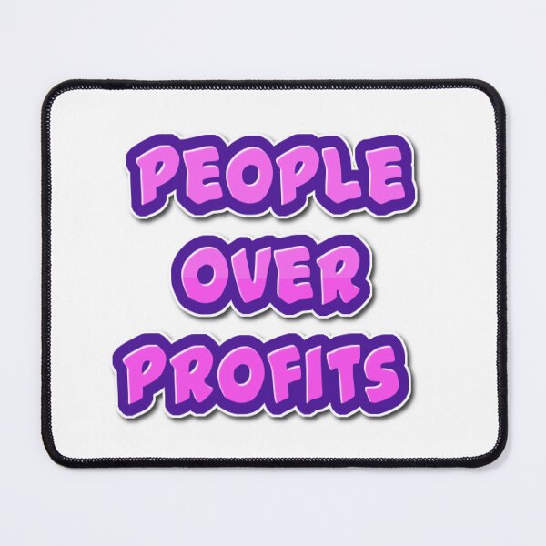 Item preview, People Over Profits designed and sold by The Happiness Market .