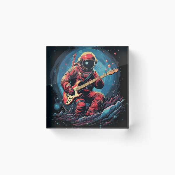 Item preview, Astronaut Playing Guitar in Space designed and sold by EdgarJake.