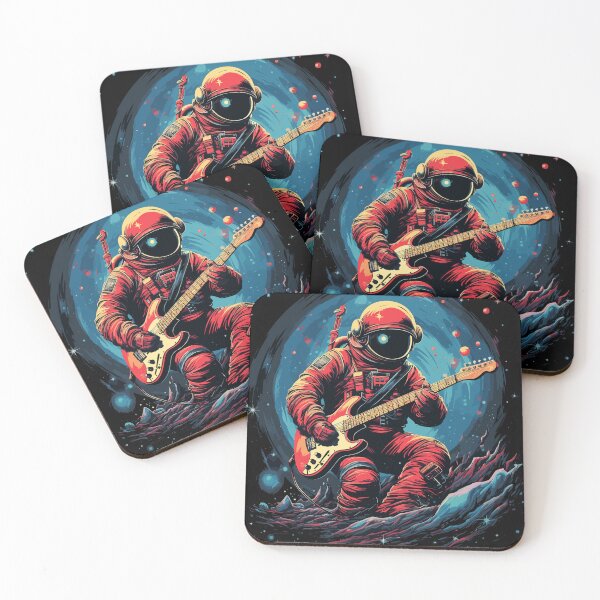Item preview, Astronaut Playing Guitar in Space designed and sold by EdgarJake.
