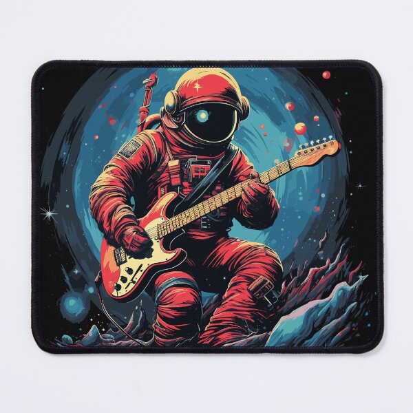 Item preview, Astronaut Playing Guitar in Space designed and sold by EdgarJake.