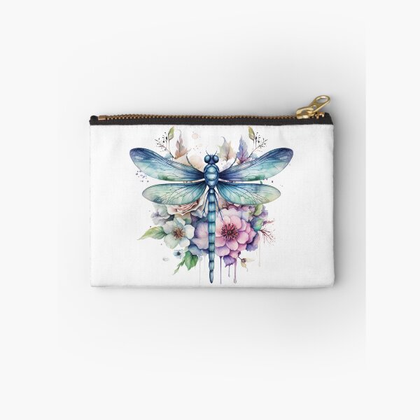 Item preview, Magical Mystical Colorful Watercolor Floral Boho Dragonfly designed and sold by artfulbitsbyk.