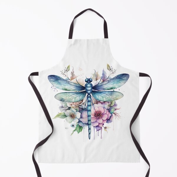 Item preview, Magical Mystical Colorful Watercolor Floral Boho Dragonfly designed and sold by artfulbitsbyk.