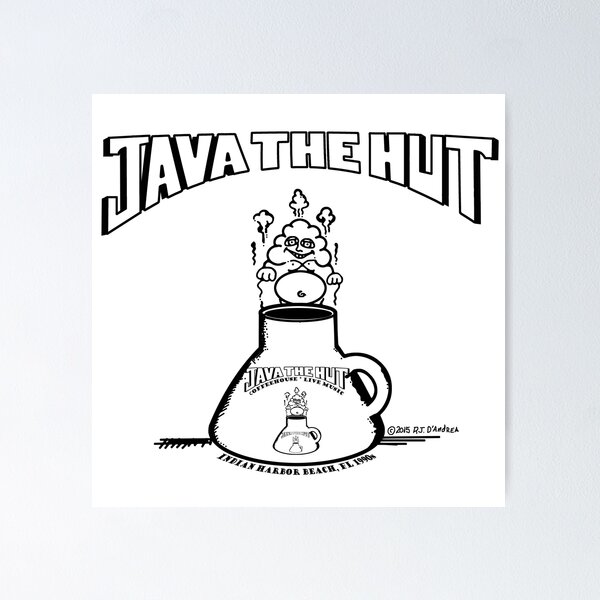 Item preview, JAVA THE HUT COFFEEHOUSE!! designed and sold by javajohnart.