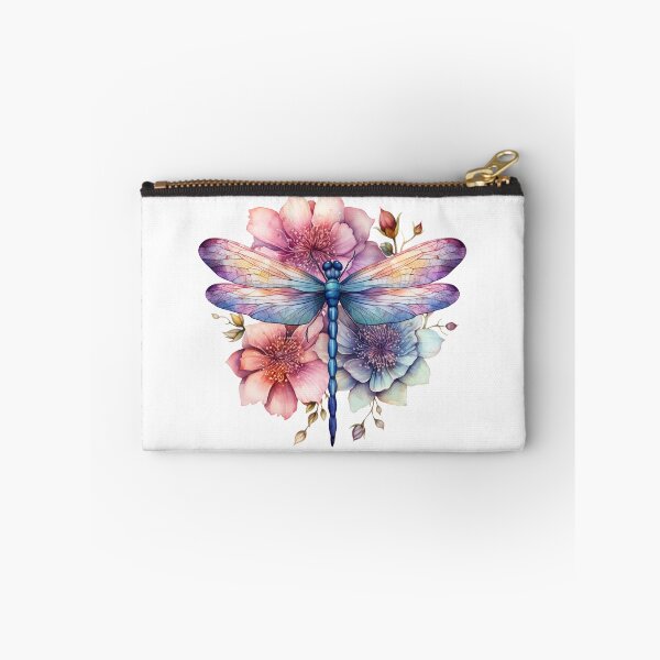 Item preview, Magical Mystical Colorful Watercolor Floral Boho Dragonfly designed and sold by artfulbitsbyk.