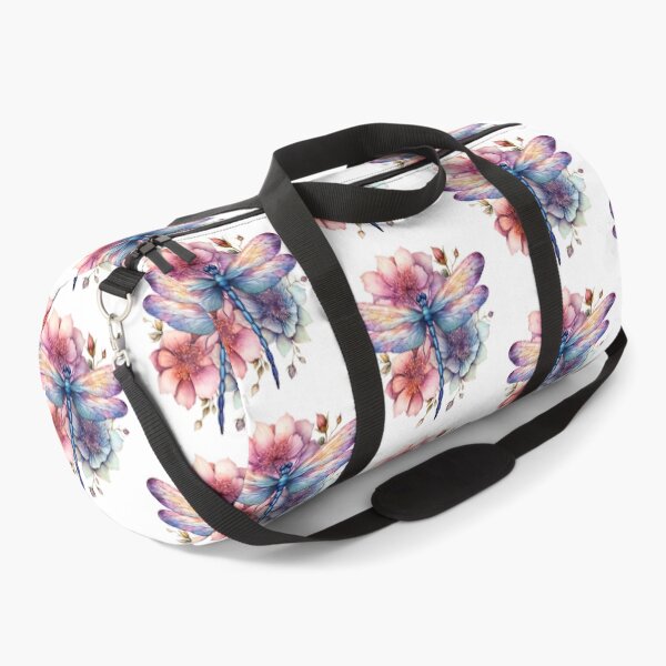 Item preview, Magical Mystical Colorful Watercolor Floral Boho Dragonfly designed and sold by artfulbitsbyk.