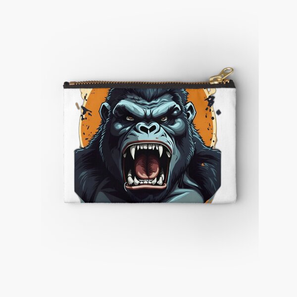 Item preview, Gorilla Sticker - Expressive and Powerful Ape Designs designed and sold by artblocksai.