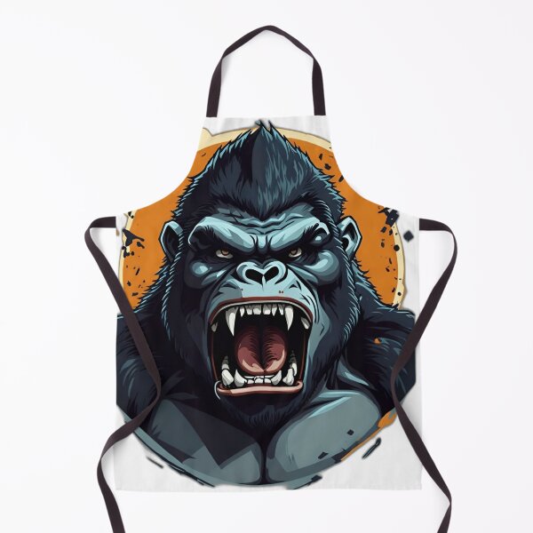 Item preview, Gorilla Sticker - Expressive and Powerful Ape Designs designed and sold by artblocksai.