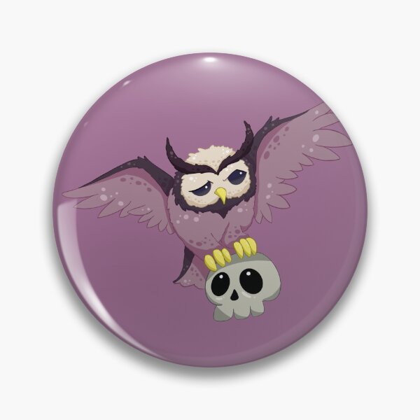 Item preview, The little purple owl hang bone designed and sold by littlepiya.